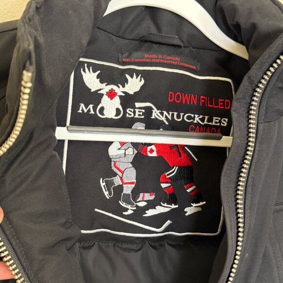 Moose Knuckles jacket Ballistics Bomber 650 Fill Power Down Jacket winter coat - Picture 4 of 11